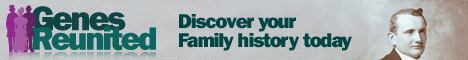 Genes Reunited banner